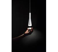 CONE: Lámpara colgante LED blanca de 7W y 3000K, marca Perenz