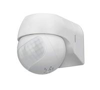 conecto detector de movimiento por infrarrojos, montaje en superficie, ángulo de detección 180°, montaje interior y exterior, IP44, blanco