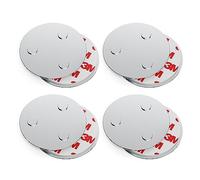 conecto, Soporte magnético, Accesorio magnético, de Uso Universal, magnético y con Taladro, Adecuado para detectores de Humo, 60 mm, Juego de 4