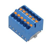 Conector 3002763: bloque de distribución PTFIX 17,5A 450V para carril DIN PHO...