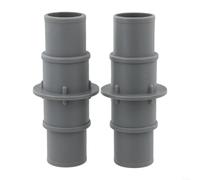Conector adaptador de manguera de piscina para mangueras de vacío de 1-1/4 pulgadas y 1-1/2 pulgadas, acoplamiento de piscina de polipropileno con abrazaderas inoxidables, para Hayward -Intex para