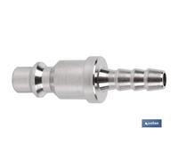 Conector aire con espiga tubo 10 mm