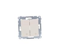 Conector cruzado doble 10AX 250V Simon 54 DW7/2.01/41