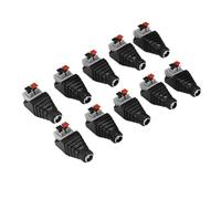 Conector DC Macho Hembra 5V 12V 5,5 2,1mm DC Adaptador De Enchufe Conector De Barril For Cámara De Seguridad CCTV Tira Led(MULTI)
