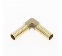 Conector de acoplamiento de latón para manguera, codo reductor igual, 4 mm-16 mm de diámetro interior, adaptador de acoplamiento de cobre con púas, 12