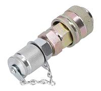 Conector de Acoplamiento Rápido Adaptador de Prueba de Presión Hidráulica Calibre de Toma G1/8 Resistente a Alta Presión Sellado Confiable Temperamento