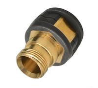 Conector de agua de alta presión para máquinas de lavado de autos Karcher HD5/11 HD6/15, acoplador adaptador ABS de cobre para piezas de lavado a presión, instalación rápida sin fugas (A)