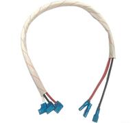 Conector de ahorro de compresor, cable de cobre puro para aire acondicionado 1-5 para tecnología de arranque HP, protección de corriente, 44 cm, blanco (2-3 HP)