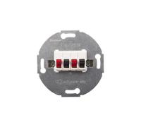 Conector de altavoz cuadrado Berker/B. doble blanco nieve 457309
