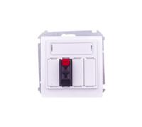 Conector de altavoz individual con campo Simon Basic BMGL31.01/11