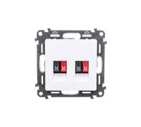 Conector de altavoz VALENA LIFE blanco 753178