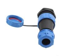 Conector de aviación sellado SP21 para exposición al aire libre a largo plazo en granjas solares, redes de carga EV, navegación marina y aparamenta de alimentación (2 pines)
