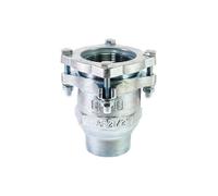 Conector de brida con abrazadera Gebo Special AF 2 1/2" GZ para tubos de acero