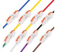 Conector de cable, 34 terminales de conexión, SPL-1 con palanca de accionamiento, abrazadera de conductor de 4 mm², conector de paso combinable, abrazaderas de cable eléctrico para conectar cables