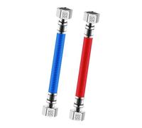 Conector de calentador de agua corrugado de acero inoxidable 304 resistente, conector de suministro de agua Mineral FIP de 3 y 4 pulgadas, 2 uds