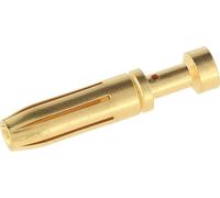 Conector de crimpado HARTING E-Crimpkontakt, hembra (F), 1 mm², AWG18, chapado en oro, 1 unidad. Material: aleación de cobre. 1 unidad