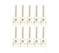 Conector de disyuntor 63A 25mm² Cable Terminal Strip | Carcasa de plástico, acabado de color blanco, diseño organizado, fácil gestión de cables, resistente al envejecimiento
