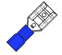 Conector De Espada Femenino Aislado 4.8x0.5mm Nylon - 152020 [100 Piezas]