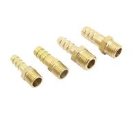 Conector De Latón OD espiga for manguera X M8 M10 M12 M14 M16 M18 rosca macho métrica conector de instalación tuberías latón adaptador empalmador(M12x1.75 to 12mm)