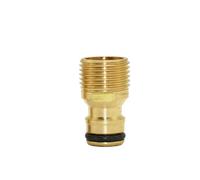 Conector de latón para tubería Conector rápido de manguera latón, accesorio parada agua, rosca cobre, acoplamiento for grifo jardín, 1/2 '', 5/8", 3/4'', 1''(B)