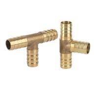 Conector De Latón Surtido de accesorios tubería púas latón, conector 2/3/4 vías for manguera 6mm-19mm, tubo agua Pagoda cobre(T 3 Way,16mm,10pcs)