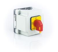 Conector de leva 0-1 3P 16A IP65 en carcasa ML016.3-RG3/OB