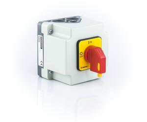 Conector de leva 0-1 3P 16A IP65 en carcasa ML016.3-RG3/OB