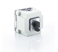 Interruptor de palanca 0-1, 3 polos, 32A, grado de protección IP65, instalado en carcasa ML032.3-RG/OB