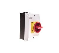 EATON P1-25/I2/SVB/N 207298: Interruptor principal de 25A, montaje en superficie, 3 polos + neutro, tipo "apagado" (NO-AUS)