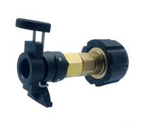 Conector de manguera de lavado a presión M22 Adaptador de entrada M22 para Karcher para serie K, conexión rápida, unión de tubería de alta presión, núcleo negro de 14 mm (B)