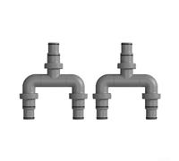 Conector de manguera de piscina de 32 mm a 38 mm, adaptador para Intex para bombas Coleman, fugas en forma de T para sellado a prueba de sistemas de filtro para accesorios de piscina sobre el suelo