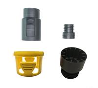 Conector de manguera de repuesto para aspiradora en húmedo Kärcher DS5500 DS5600 DS600 (4 piezas, plástico resistente, con junta para una succión estable (A)