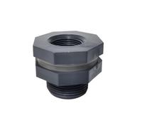 Conector De Manguera For Depósito Agua Lluvia PVC, Adaptador Grifo For Jardín, Mamparo For Acuarios 3/4''