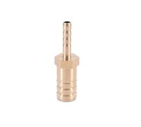Conector de manguera recta latón, conector reductor púas, junta tubería agua, 4, 5, 6, 8, 10, 12, 14, 16 y 19mm, adaptador acoplador cobre Gas(10mm-16mm)