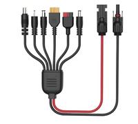 Conector de panel universal 6 en 1 a cables de la serie XT60/DC for generador y estación portátil