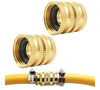 Conector de pantalón resistente, adaptador de latón a prueba de fugas, conector de 3/4 pulgadas con lavadores, parte de pantalones de latón con sello de agua, diseño de bloqueo duradero roscado, uso