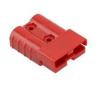 Conector de para batería 50A 600V para Carretilla Elevadora, Industrial Sin Género, Contacto Plateado, Cable 12-6AWG, Gris/Rojo(red-50A)