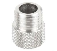 Conector de perforación de 3 a 10 mm para ayuda de tacos M14, cable de perforación precisa para evitar desviaciones en la perforación de madera, guía de perforación para Pocket Hole Jig, plata, 1