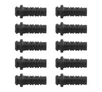 Conector de prensaestopas de PVC, funda protectora de goma para cargador, herramienta eléctrica, cable de teléfono, alivio de tensión, negro, 5,5-10 mm (8,0 mm, negro)
