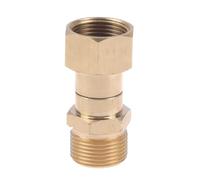 Conector de pulverizador de manguera giratorio de 360 grados, latón, alta presión, M22, 14 mm, arandela de rosca, accesorio de unión giratoria(A)