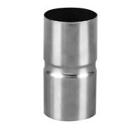 Conector de reducción de extensión de tubo de estufa, 1 pieza de acero inoxidable, reductor de revestimiento de humos, adaptador de chimenea, tubo de estufa, cabeza grande a cabeza pequeña(6.1cm~6cm)