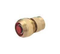 Conector de Riego Aquastop de Latón AROZ | Sistema de Cierre Automático sin Fugas al Desconectar | Alta Resistencia y Compatibilidad Universal Ø15-19 mm