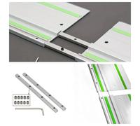 Conector de riel guía para sierra de carril, kit de unión de repuesto compatible con herramientas de corte de madera Makita y Festool A01-2512-DSRC