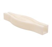 Conector de Riel para Cortina, Beige, Unión de Techo Plástico | Uso Versátil, Conexión Fiable, Instalación sin Herramientas, Accesorio para Rieles de Ventana y Techo