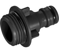 Conector de rociadores Gardena: conexión de manguera para rociadores, recambio para rociadores/rociadores cuadrados Gardena, sistema Gardena original (5304-20)