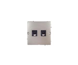 Conector de teléfono Dual 2xRJ11 Simon Basic BMTF2.02/29