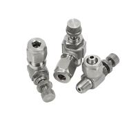 Conector de tubo de aire neumático de acero inoxidable 304, válvula de acelerador con virola Sl, rosca de giro rápido, 1 Uds.(Stainlesssteelquicktwistsl4*2.5-01)