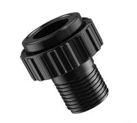 Conector de unión de extremo macho para Hayward SP1500UNMPAK1, pieza de reparación de piscina MIP ABS de 1-1/2 pulgadas, accesorio negro a prueba de fugas (1 unidad)