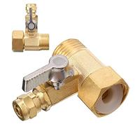 Conector de válvula adaptador agua latón macho hembra 1/2 pulgadas, piezas bola filtro tubo 1/4, 1 Uds