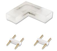 Conector en L de Tira de Alto Voltaje - Permite una conexión eficiente en esquemas eléctricos, garantizando Seguridad y funcionalidad.